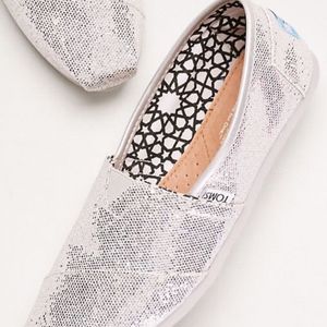 TOMS Glitter Classic Slip-On Shoes